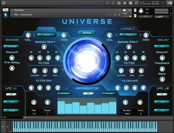 Triple Spiral Audio Universe