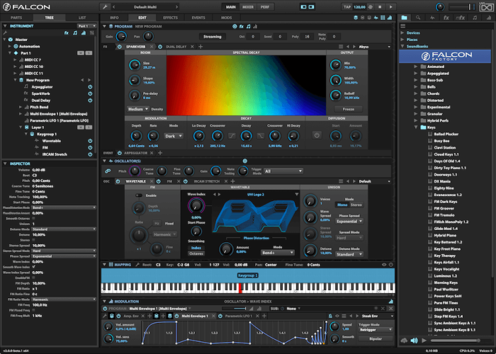 UVI Falcon 2 GUI