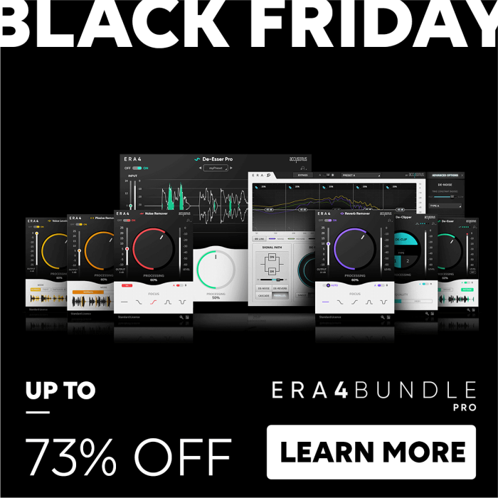 Accusonus Black Friday 2019