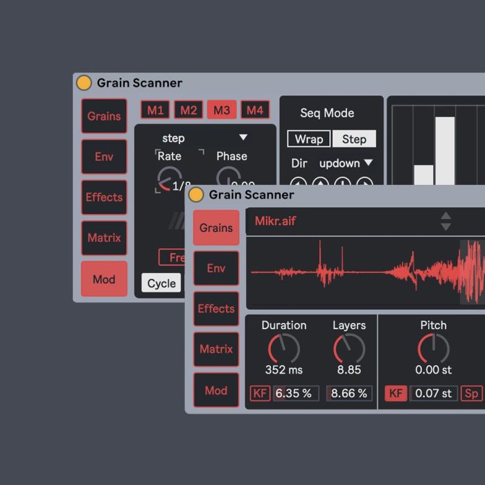 Amazing Noises Grain Scanner Max for Live