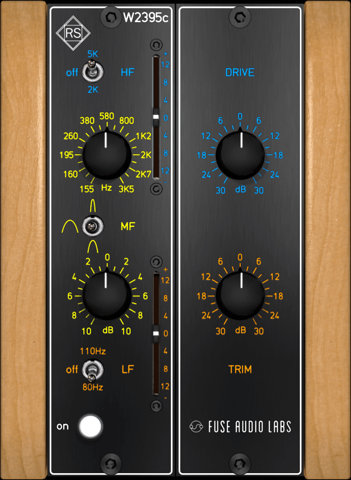 Fuse Audio Labs RS W2395c GUI