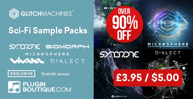 Glitchmachines sample packs 90 off