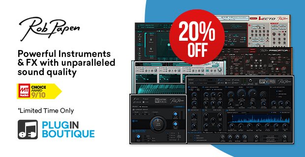 Rob Papen End of Year 20 OFF