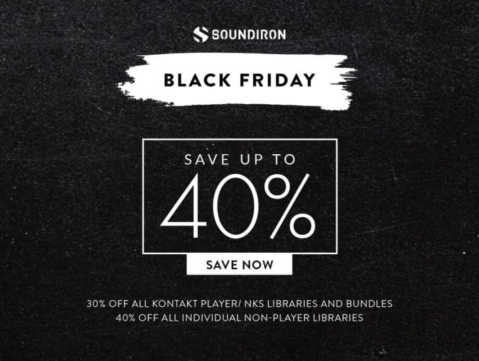 Soundiron Black Friday 2019