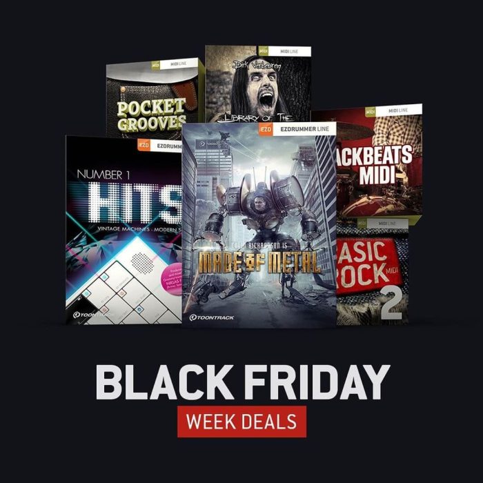 Toontrack Black Friday Week