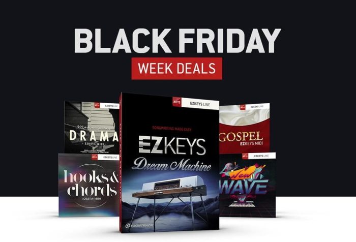 Toontrack Black Friday Week Deals 2