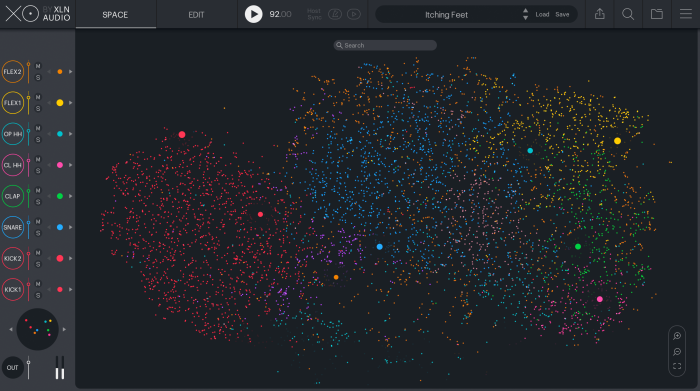 XLN Audio XO GUI Space