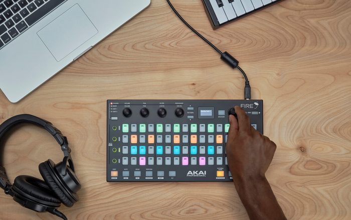 Akai Pro Fire top down