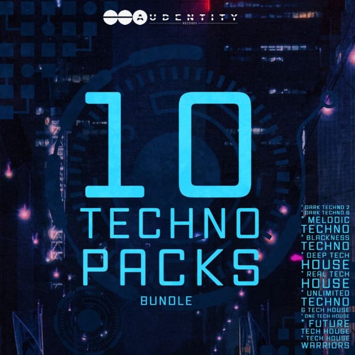 Audentity Records 10 Techno Packs