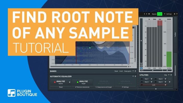 Find root note of any audio samples with MAutoDynamicEQ