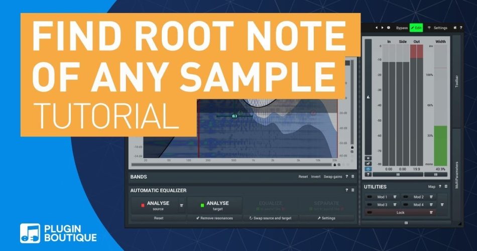 Find root note of any audio samples with MAutoDynamicEQ