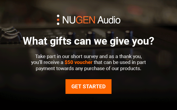 NUGEN Audio survey