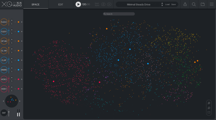 XLN Audio XO Lite GUI Space