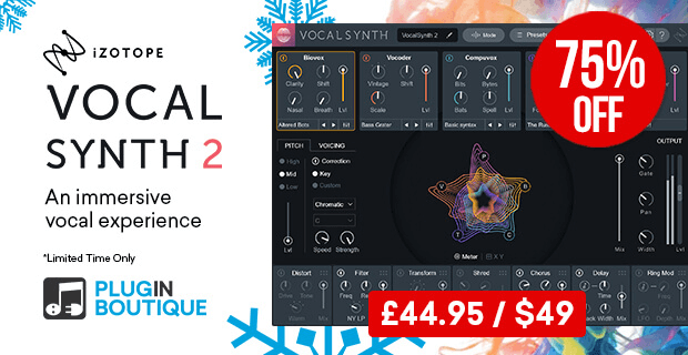 iZotope VocalSynth 2.6.1 for windows instal