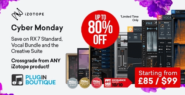 iZotope CyberMonday Sale