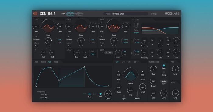 Audio Damage Continua synth