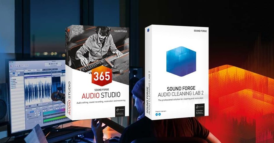 Magix Sound Forge Audio Studio 14 and Audio Cleaning Lab 2