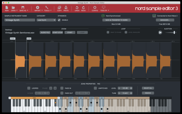 Nord Sample Editor 3