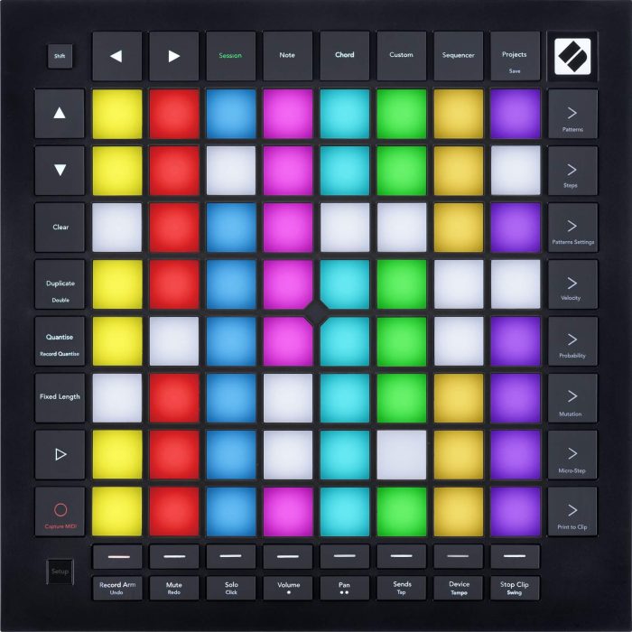 Novation Launchpad Pro MK3 sessionmode overhead