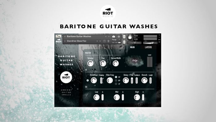 Riot Audio Baritone Guitar Washes