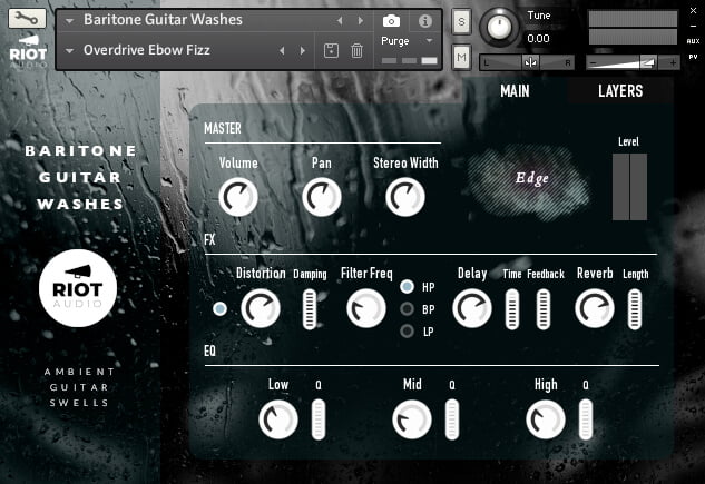 Baritone Guitar Washes cinematic pad instrument by Riot Audio on sale at 70% OFF