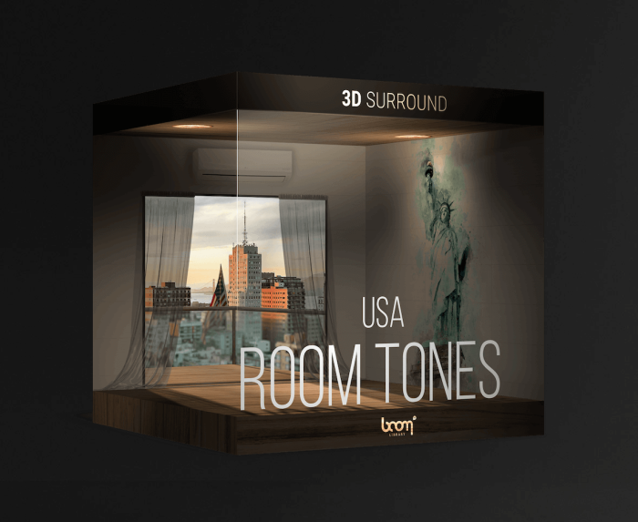 BOOM Roomtones USA 3D Sound Effects