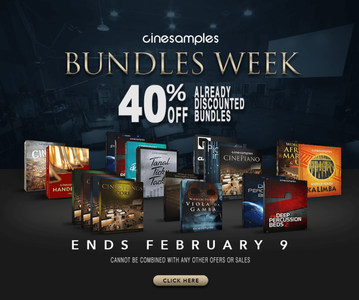 Cinesamples Bundles Week