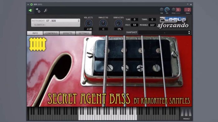 Karoryfer Samples Secret Agent Bass