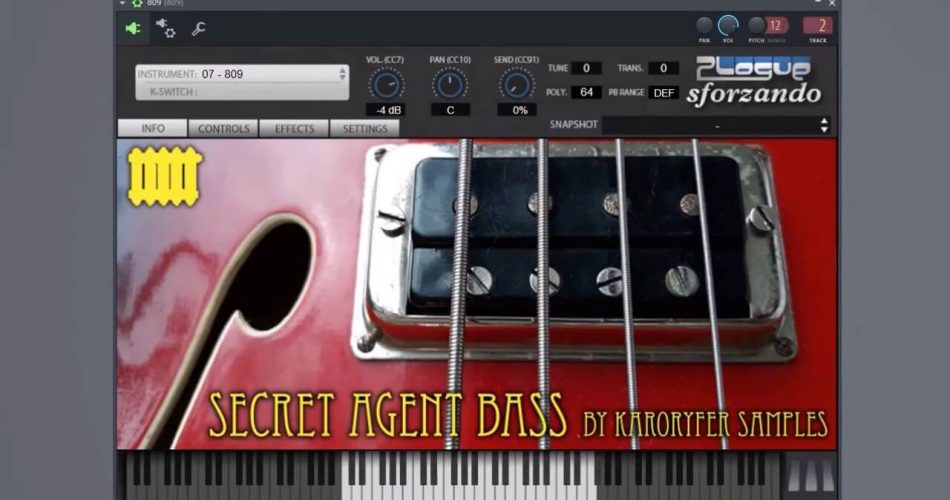 Karoryfer Samples Secret Agent Bass