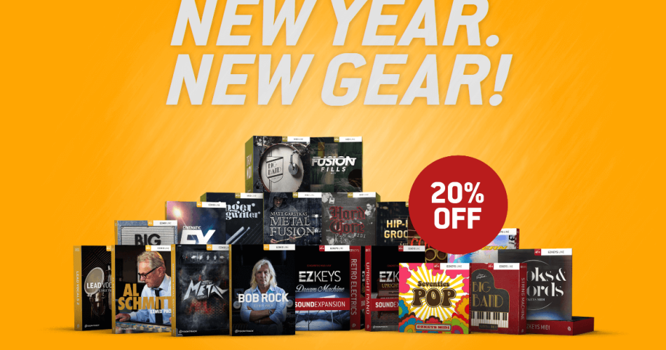 Toontrack New Year New Gear sale