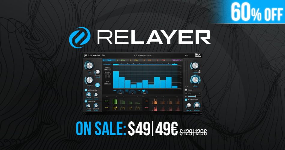 UVI launches sale on Relayer creative delay plugin, now only  USD