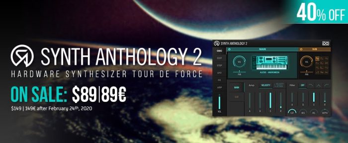 UVI Synth Anthology 2 sale 40 OFF