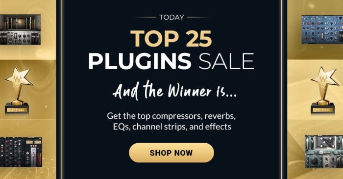 Waves Top 25 Plugins Sale