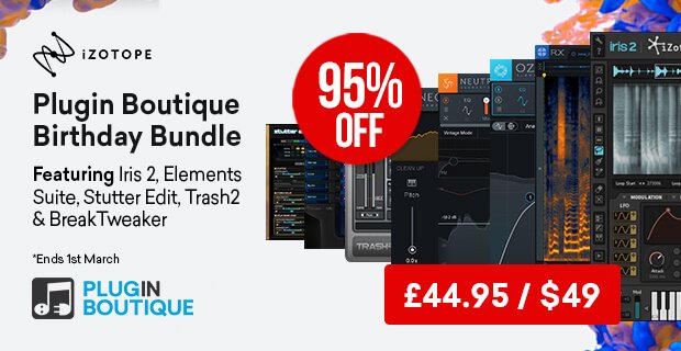 iZotope 8thBirthday bundle