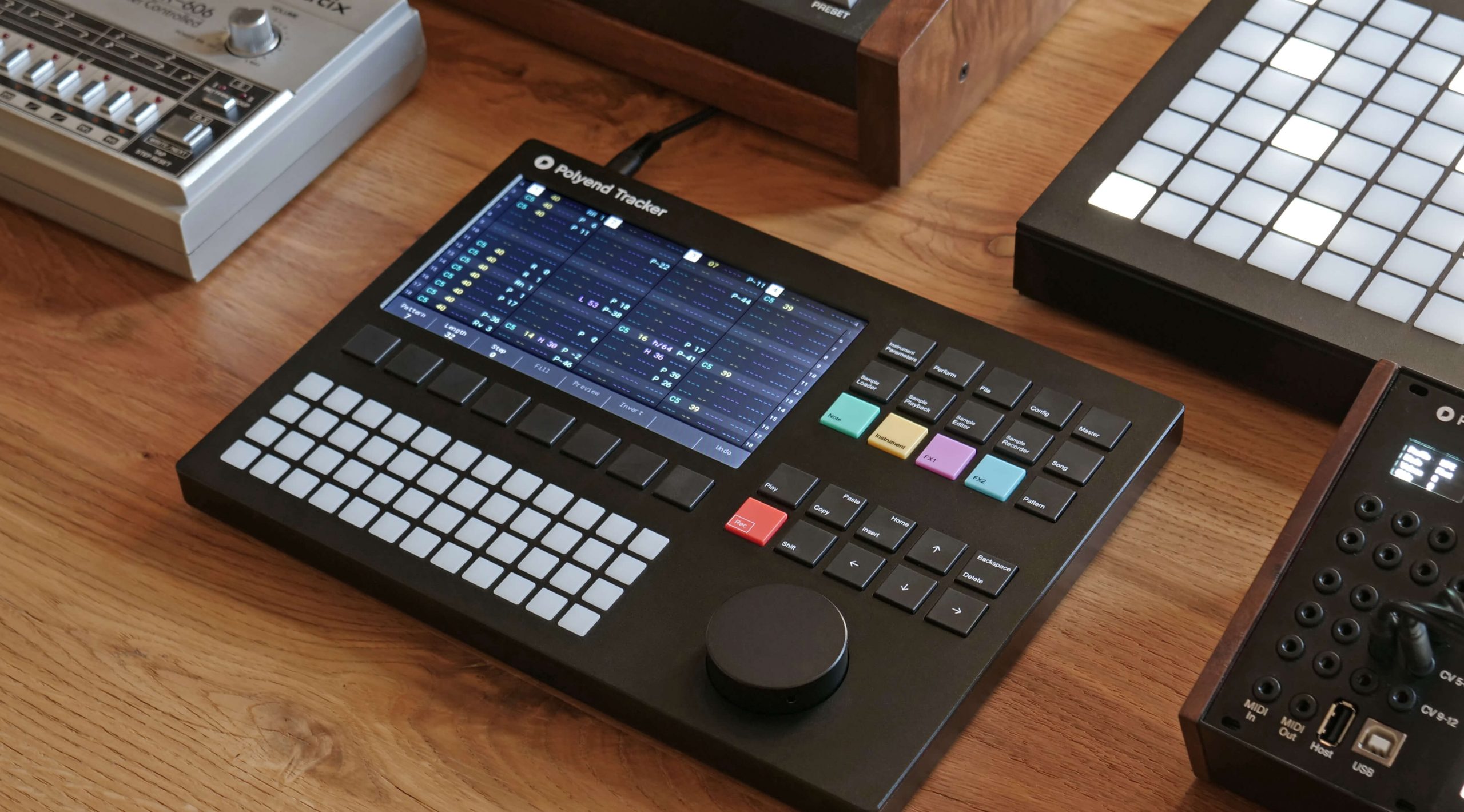 Polyend's hardware Tracker lets you sample, sequence, arrange & perform