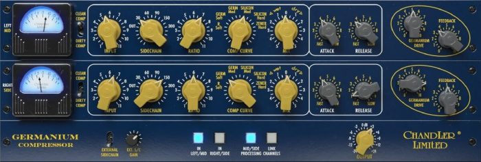 Softube Chandler Limited Geranium Compressor GUI