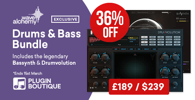 WaveAlchemy Drums Bass bundle