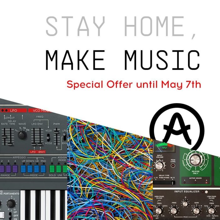 Arturia Stay Home Make Music Sale