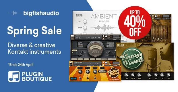 Big Fish Audio Spring Sale