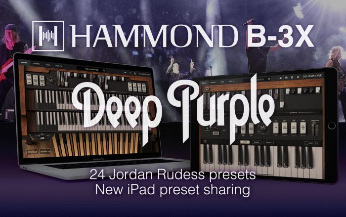 Hammond B3X update Deeo Purple
