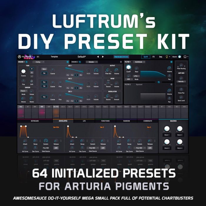 Luftrum DIY Preset Kit for Pigments