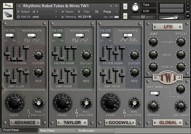 Rhythmic Robot Tubes and Wires
