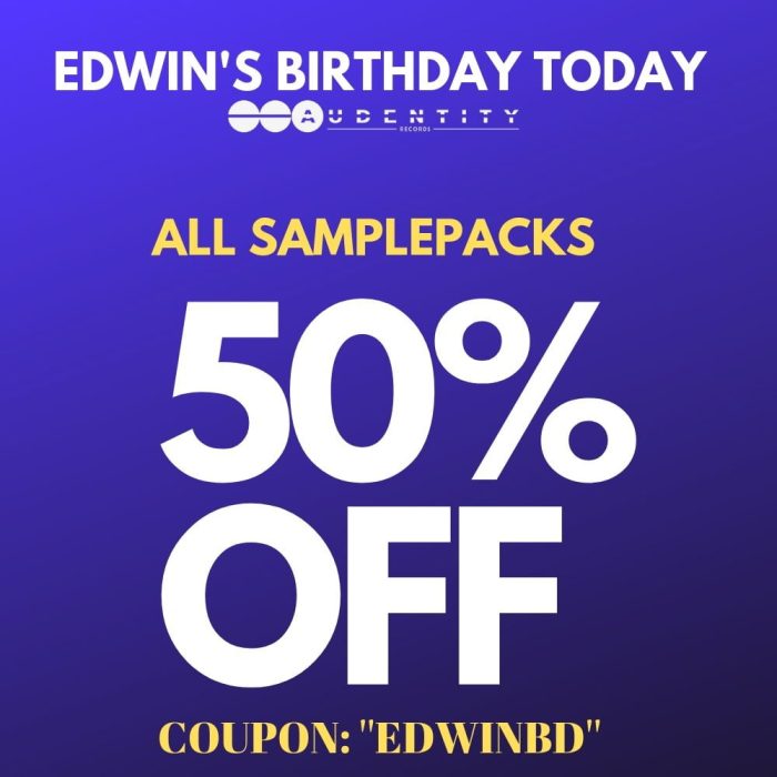 Audentity Records Birthday Sale