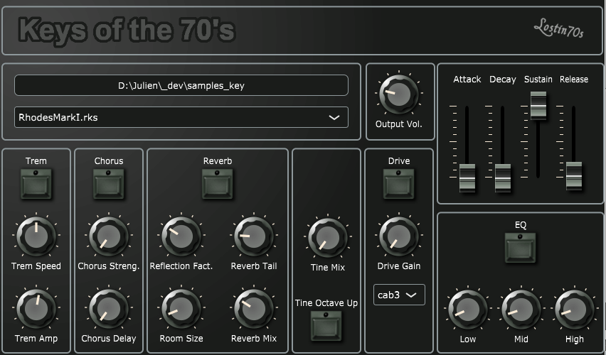 Lostin70s Keys of the 70s