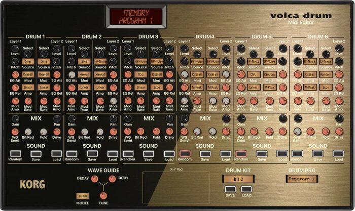 Momo korg volca drum editor and sound bank vst and standalone