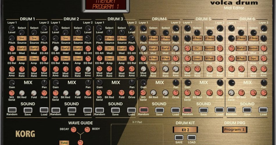 Momo korg volca drum editor and sound bank vst and standalone