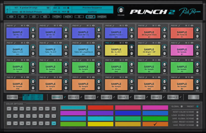 Rob Papen Punch 2 colors