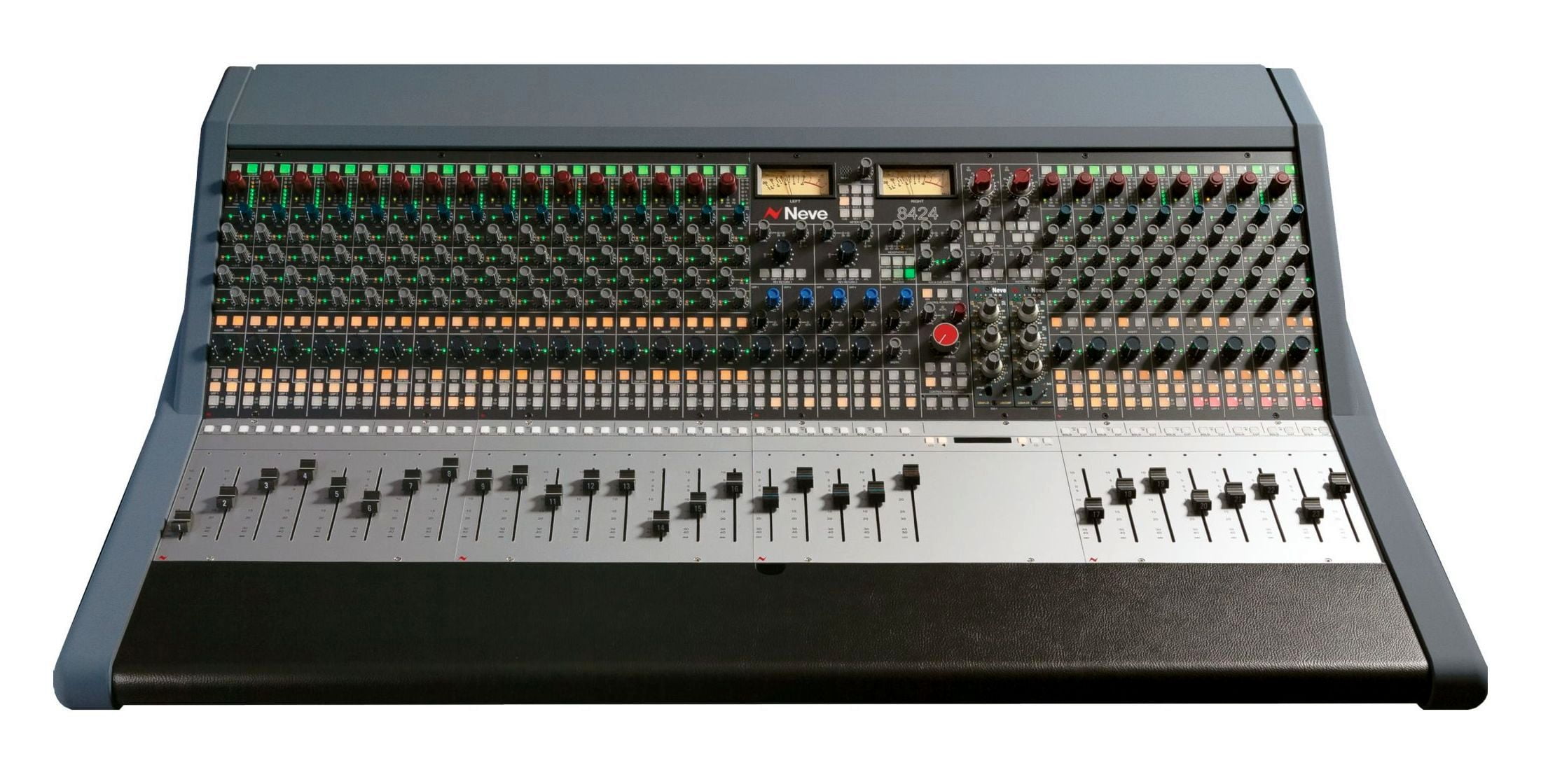 AMS Neve introduces Neve 8424 small format console.