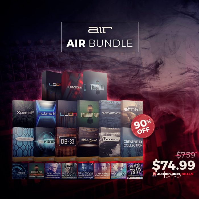 Audio Plugin Deals AIR Bundle 90 OFF