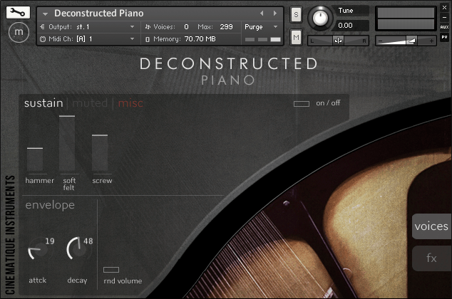 Deconstructed Piano by Cinematique Instruments on sale at 30% OFF